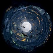 Photoshop滤镜打造璀璨的星球夜空